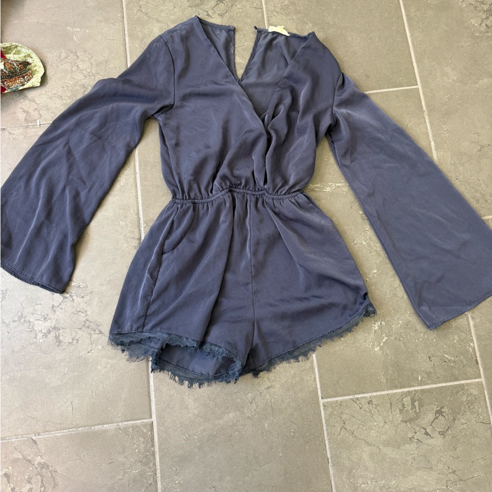 Women’s Navy Blue Romper